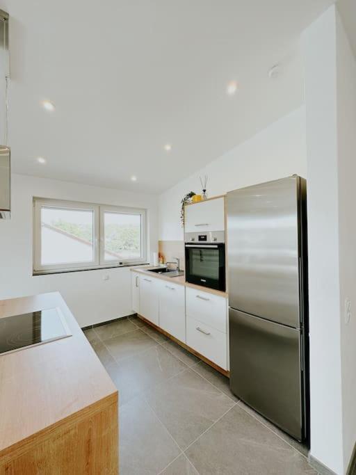 Apartment 100 Qm Im Weindorf - Balkon/Garage Aspisheim Екстериор снимка